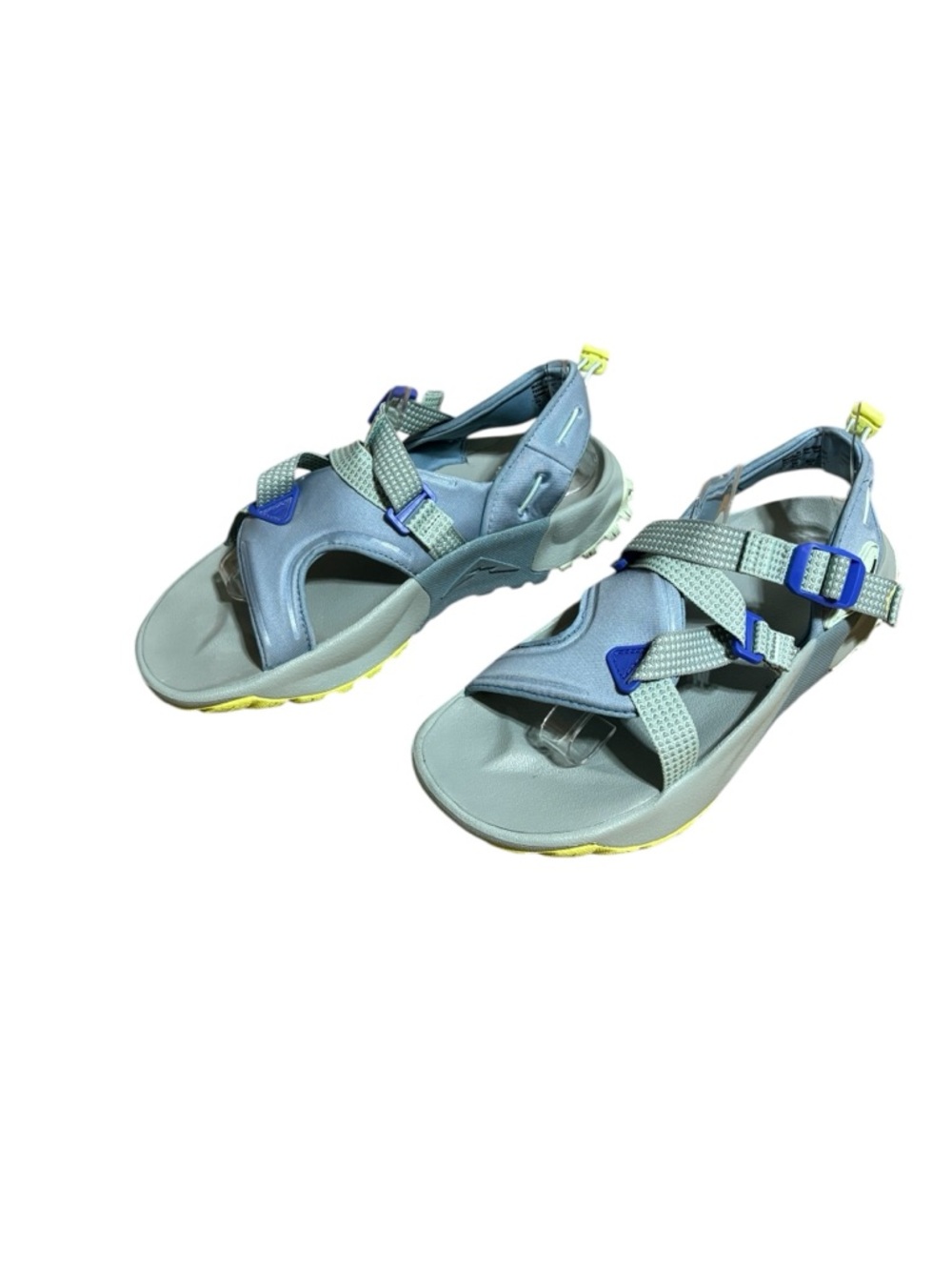 Nike Oneonta NN sandals in worn blue/multi Size 8